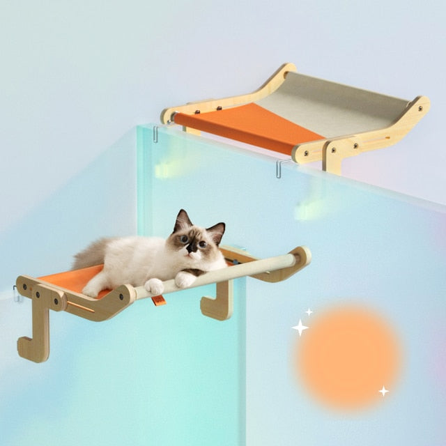 Cat Window Perch Hanging Bed Plywood Hammock