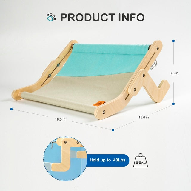 Cat Window Perch Hanging Bed Plywood Hammock