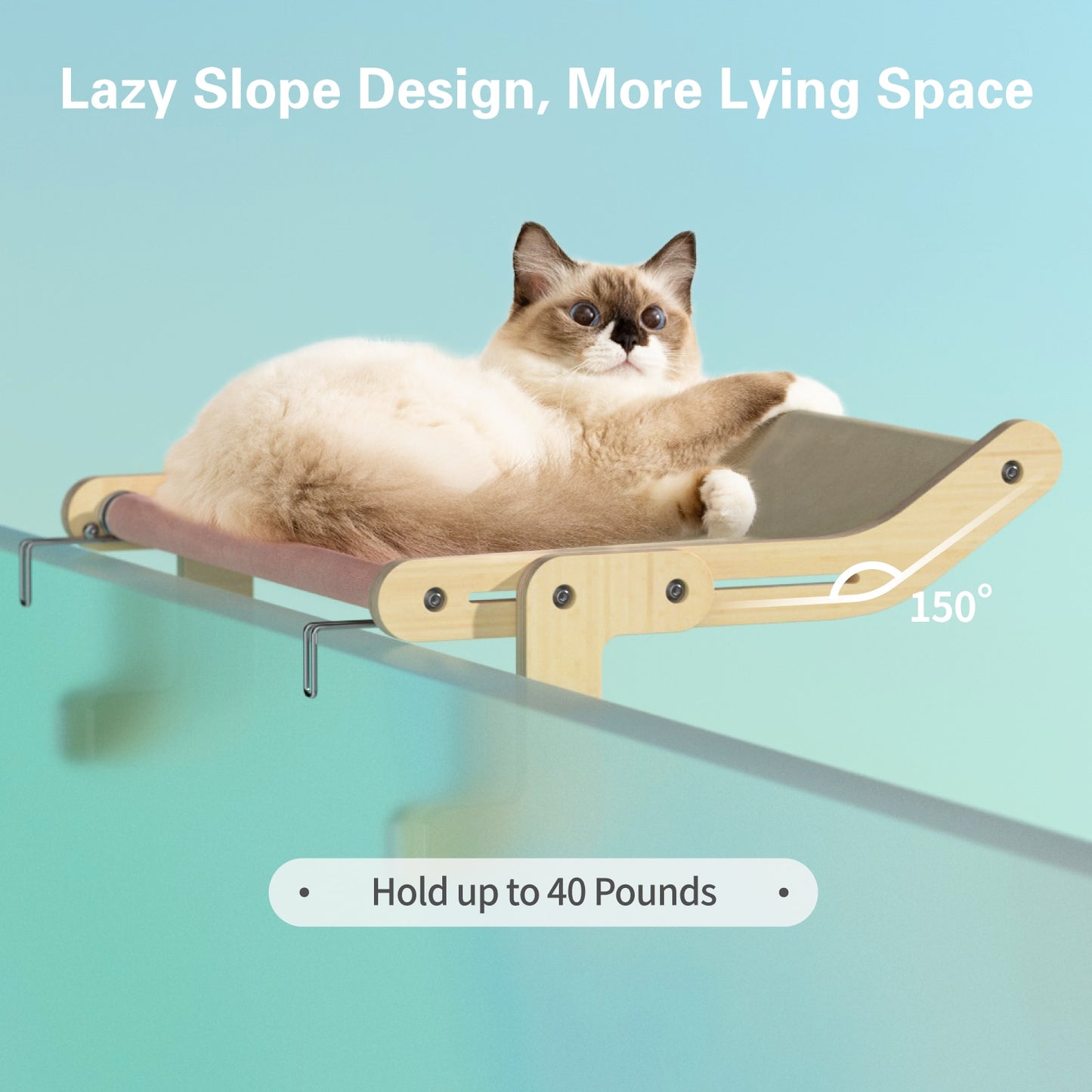 Cat Window Perch Hanging Bed Plywood Hammock